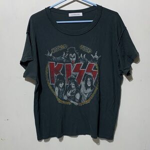 Daydreamer Black KISS Graphic Tee